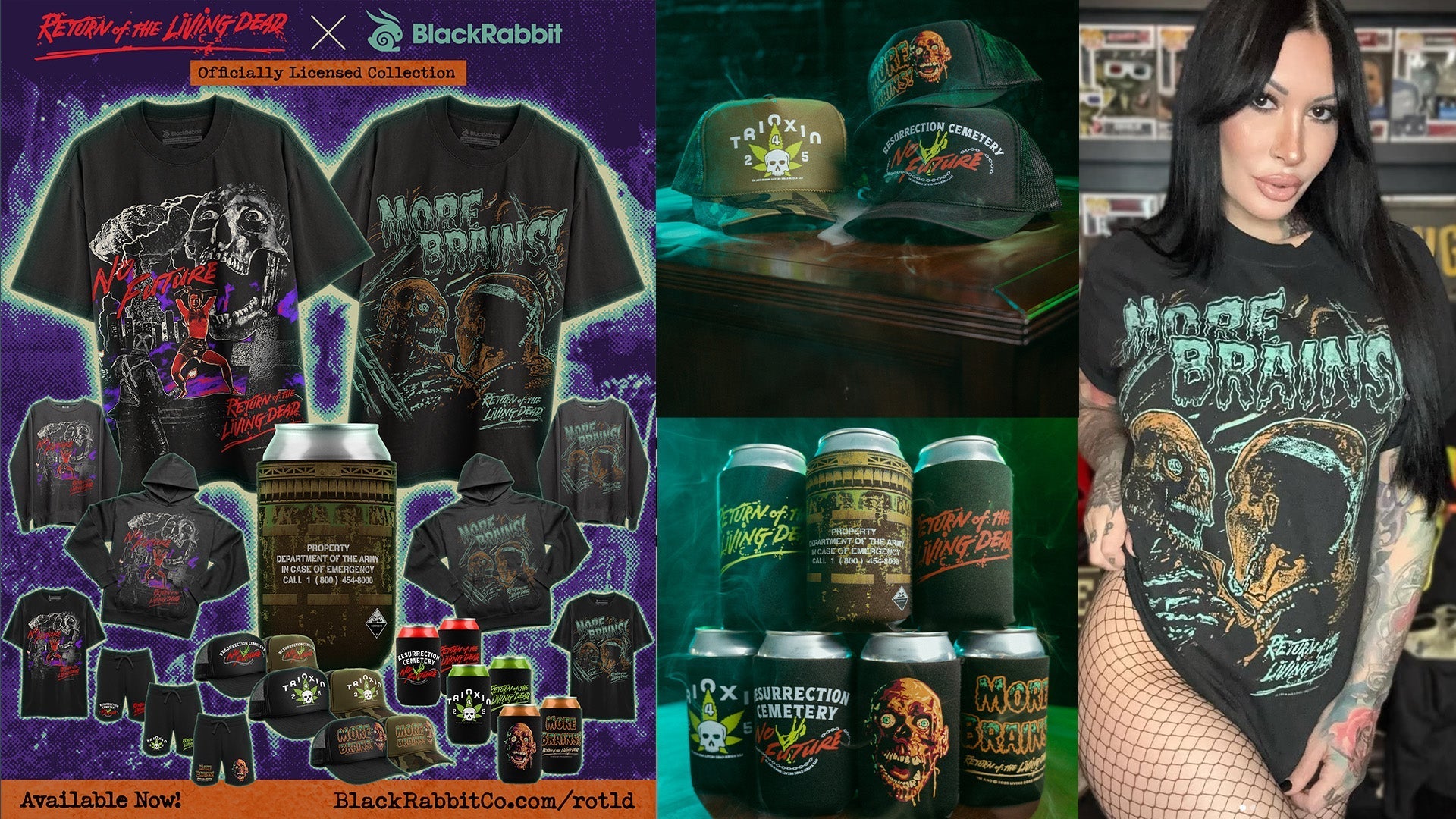 Black Rabbit Co. Drops Large Licensed Merch Collection for Return of the Living Dead