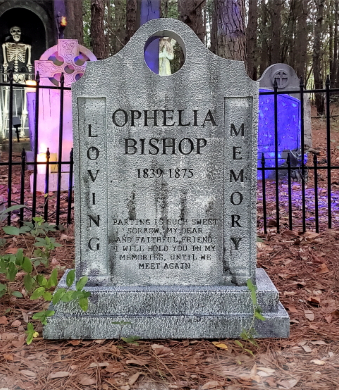 OFFICIAL SET PIECE - Screen Used OPHELIA Gravestone