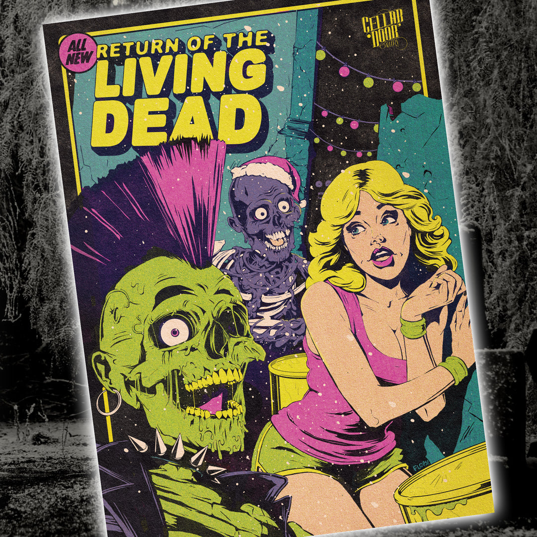 Return of The Living Dead Christmas Print (8x12) Comic Con Exclusive