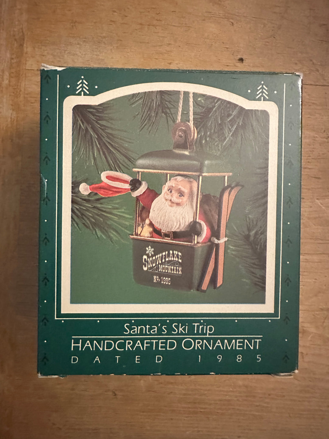 OFFICIAL PROP - SCREEN USED: Santa's Ski Trip 1985 (Vintage Ornament)