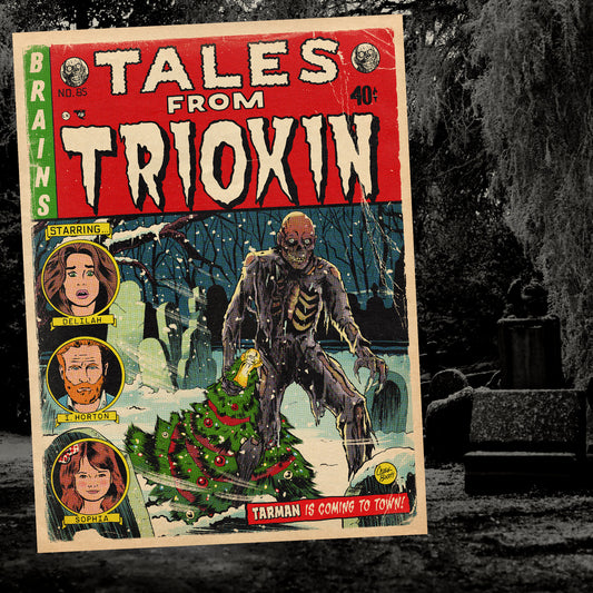 18x24 Autographed Watercolor Art Print Tales from Trioxin print by Casey Booth