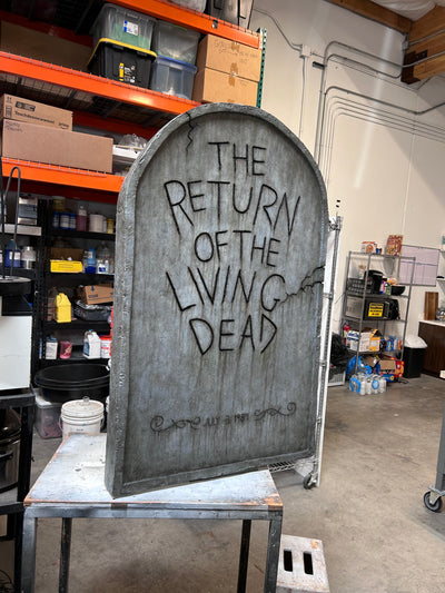 AUCTION LOT 8 - 1985 POSTER GRAVESTONE BY TONY GARDNER - AUTOGRAPHED